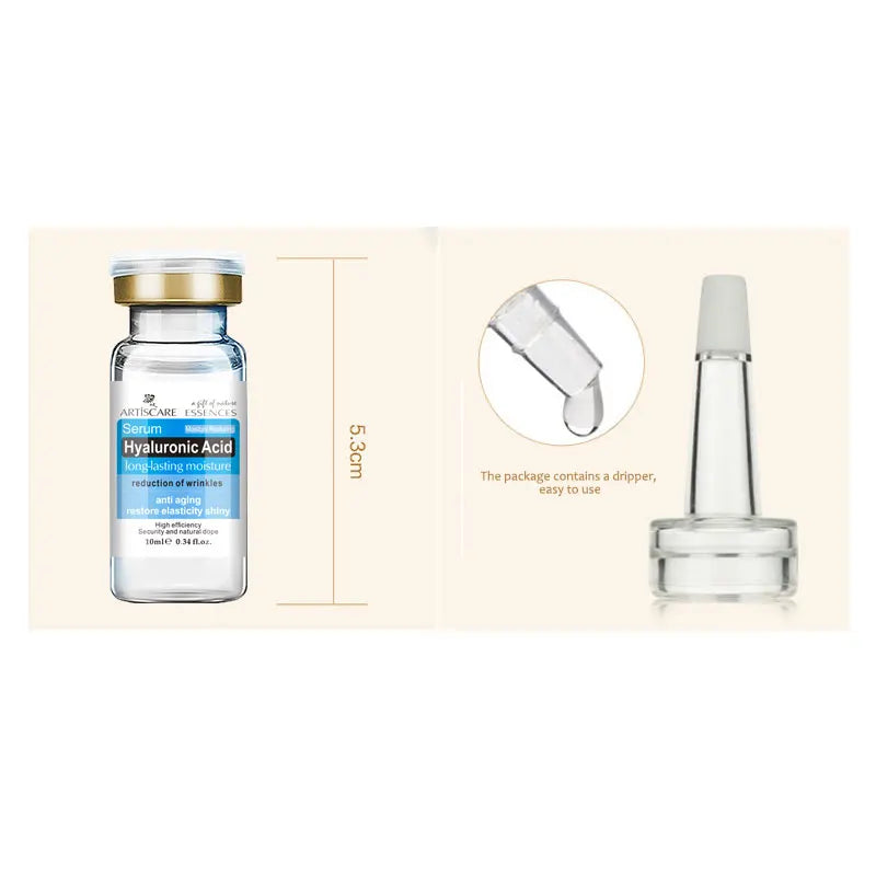 ARTISCARE Hyaluronsyre Ansiktsserum 10 stk/parti for fuktighetsgivende og hydrerende hudpleie Essence HA Ansiktspleie