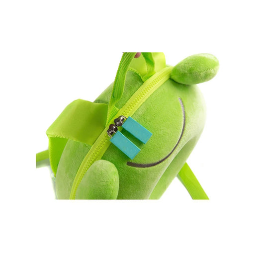 Children's Boys Girls Backpack Animal Plush Frog Cute Schoolbag Lightweight and Comfortable Bag For Kindergarten Mother Kids