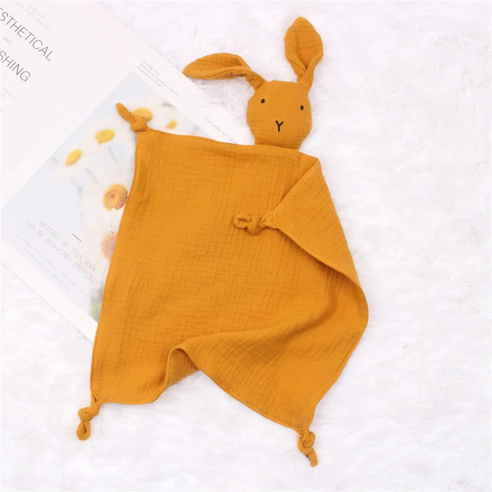 Baby Name Personalized Embroidered Baby Soother Appease Towel Bib Soft Absorbent Cloth Kids Sleeping Nursing Cuddling Blanket Yellow