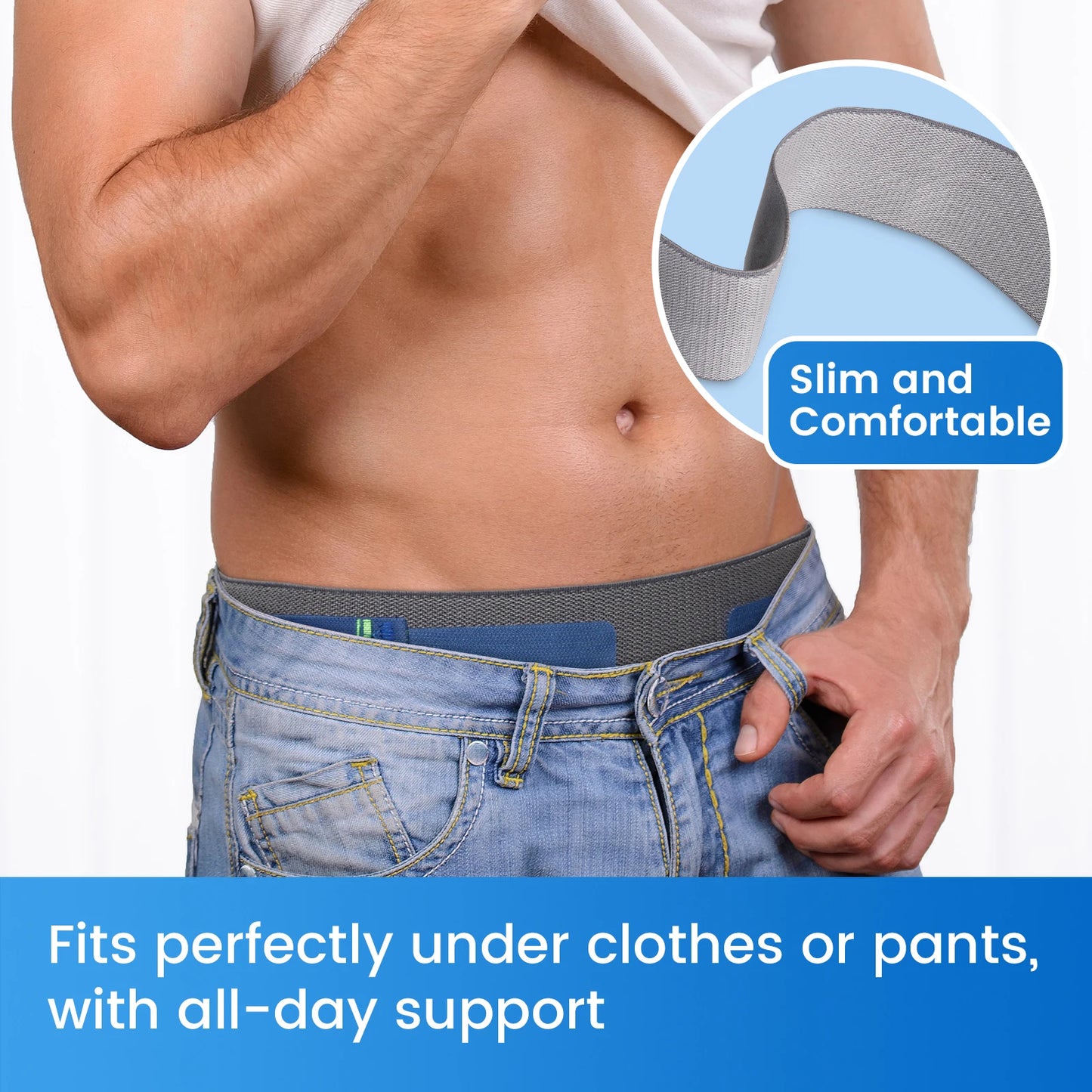 VELPEAU Sacroiliac Belt for Si Joint, Hip, Pelvic, Lower Back, Leg and Sacral Nerve Pain Relief, Pelvic Belt for Women and Men