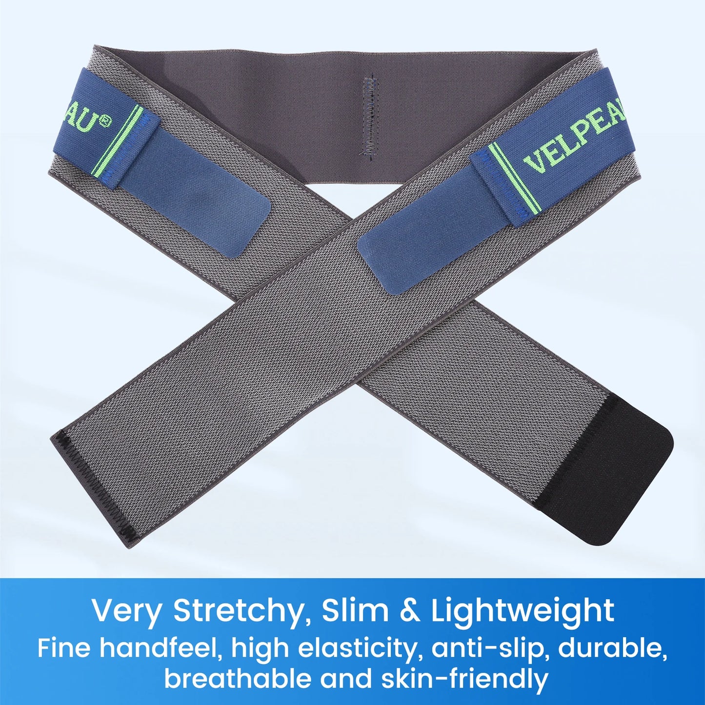 VELPEAU Sacroiliac Belt for Si Joint, Hip, Pelvic, Lower Back, Leg and Sacral Nerve Pain Relief, Pelvic Belt for Women and Men