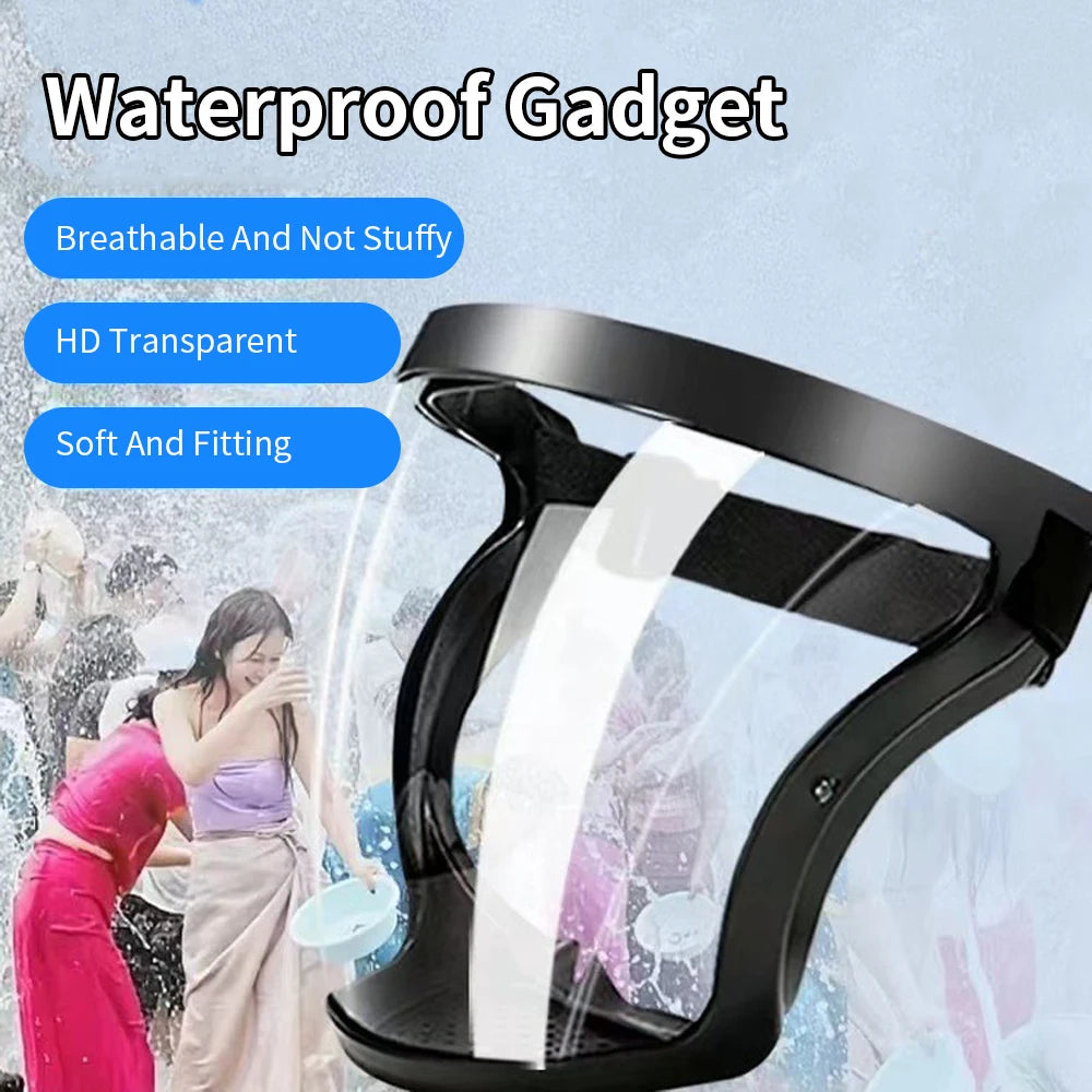 Dust and Anti Fog Transparent Mask High Definition Fog Free Pesticide Spraying and Welding Head-Mounted Full Face Protection