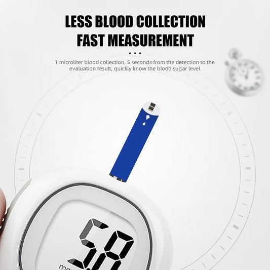 50Pcs Blood Glucose Test Strips/Lancets For G-425-3/G-425-2/G-425-1/G-427B Glucosemeter Blood Sugar Testing Papers Blood Collect