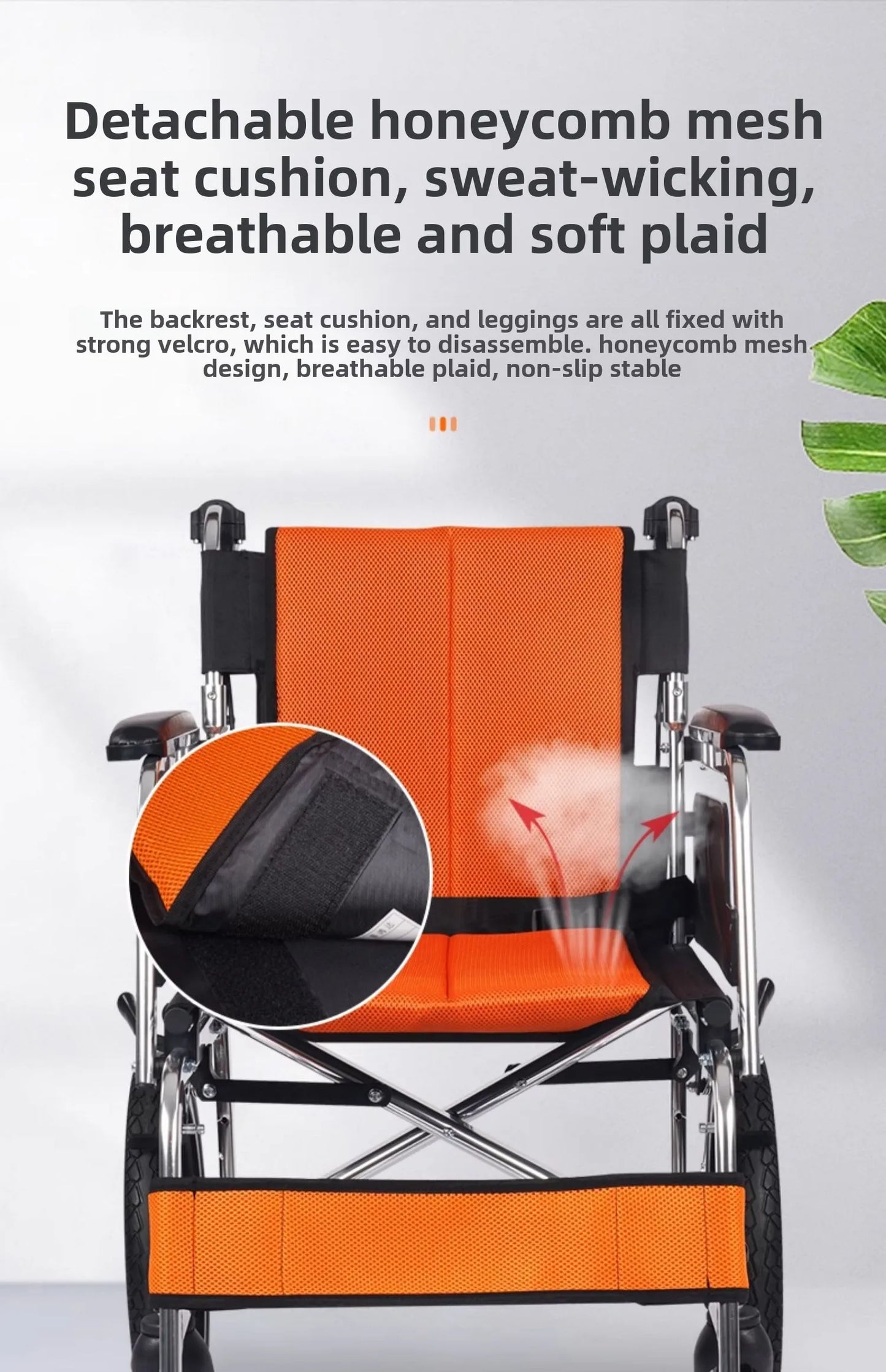 Wheelchair folding lightweight small trolley for the elderly portable elderly paralysis scooter