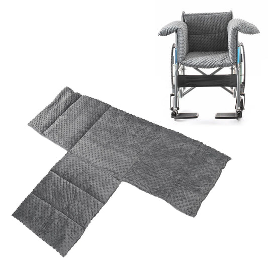 Wheelchair Cushion Soft Warm Slip Resistant Wheelchair Backrest Seat Cushion for Elderly Patient Wheelchair Soft Cushion