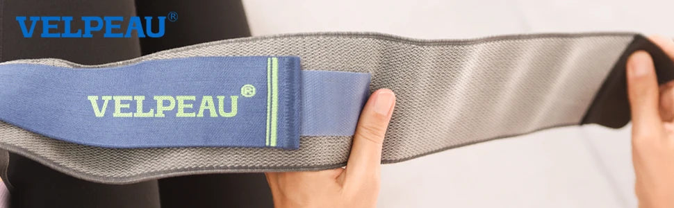 VELPEAU Sacroiliac Belt for Si Joint, Hip, Pelvic, Lower Back, Leg and Sacral Nerve Pain Relief, Pelvic Belt for Women and Men