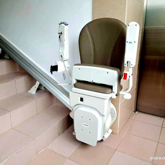 Factory Indoor Steel Automatic Straight Stair Lift Chair Stair Lifter for the elderly