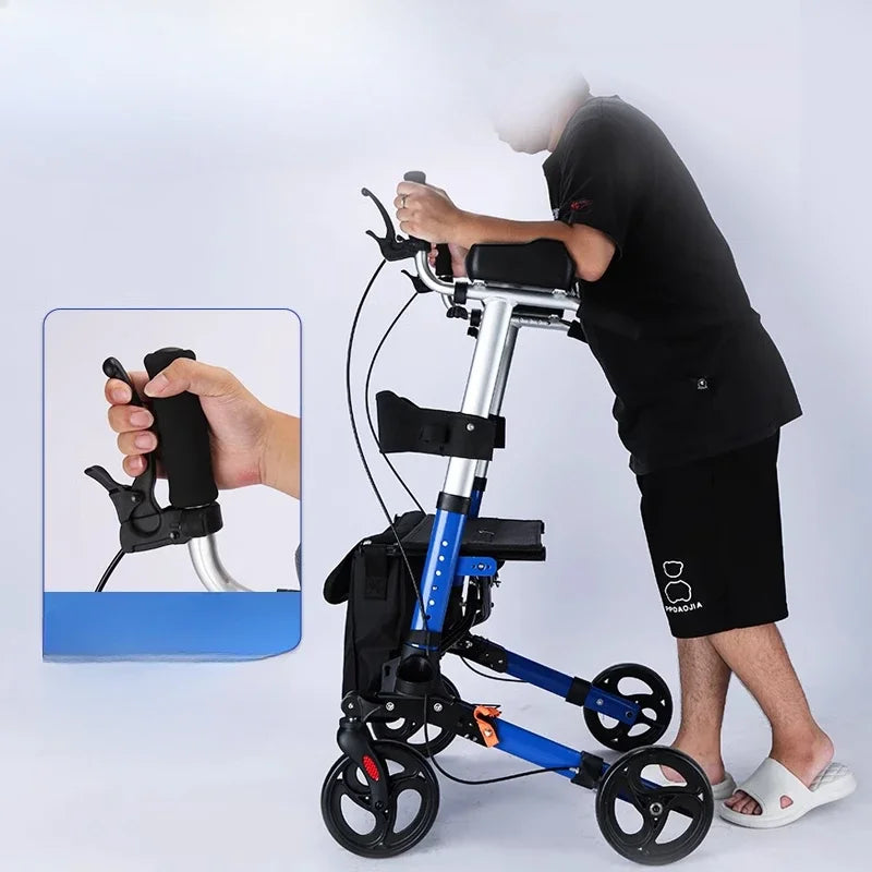 Practical Walking Aid for The Elderly, Walking Rehabilitation Walker, Strolling Aid for The Disabled, Walking Cane Locomotion