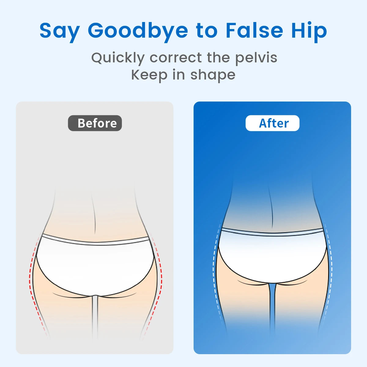 VELPEAU Sacroiliac Belt for Si Joint, Hip, Pelvic, Lower Back, Leg and Sacral Nerve Pain Relief, Pelvic Belt for Women and Men