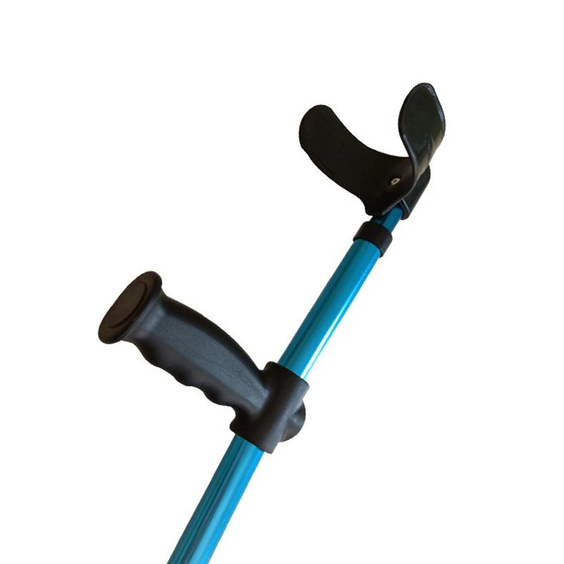 Aluminum Alloy Detachable Foldable Elbow Crutches Elderly Disabled Walking Stick Mobility Aid Adjustable Lightweight Crutches