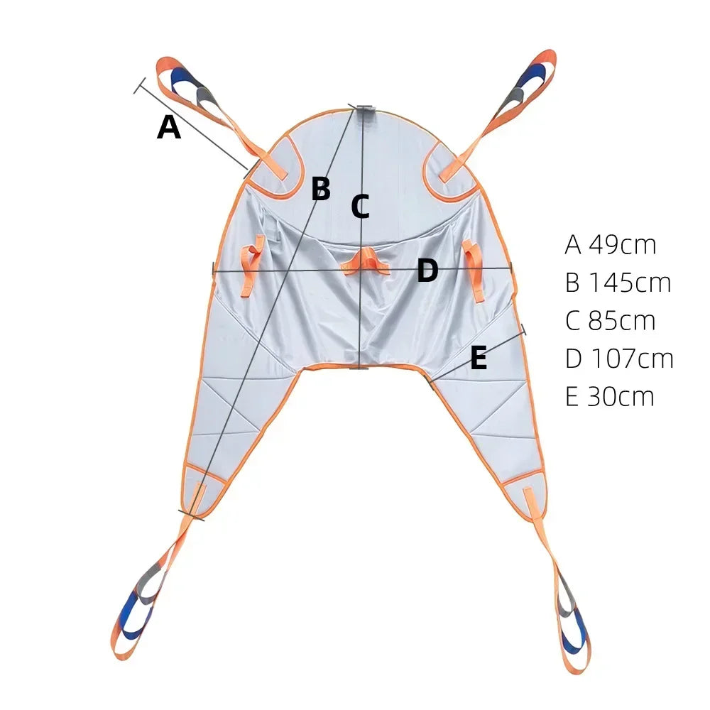 Long-term Bed Paralysis Transfer Position Assistive Device Nursing Special Transfer Straps For Shift Machines Patient Lift Sling L