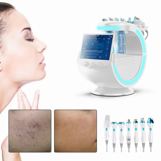 7 In 1 Hydra Beauty Facial Hydrodermabrasion Microdermabrasion Machine Skin Care Small Oxygen Hydrogen Bubble Hydrogenation