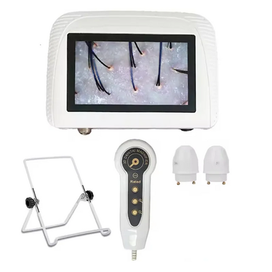 A52Q-Skin Analyzer Analyser For Diagnosis Skin Care Tools With 2 Lens Rechargeable US Plug