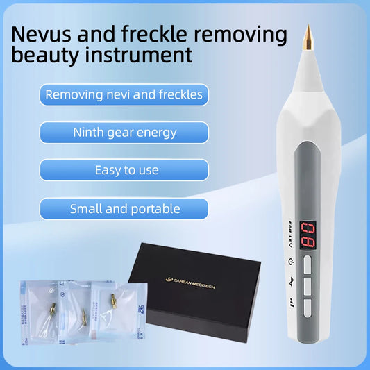9 Level Plasma Laser Wart Removal Pen Tattoo Removal Instrument Carbonization Pen Facial Freckle Wart Removal Beauty Skin Care