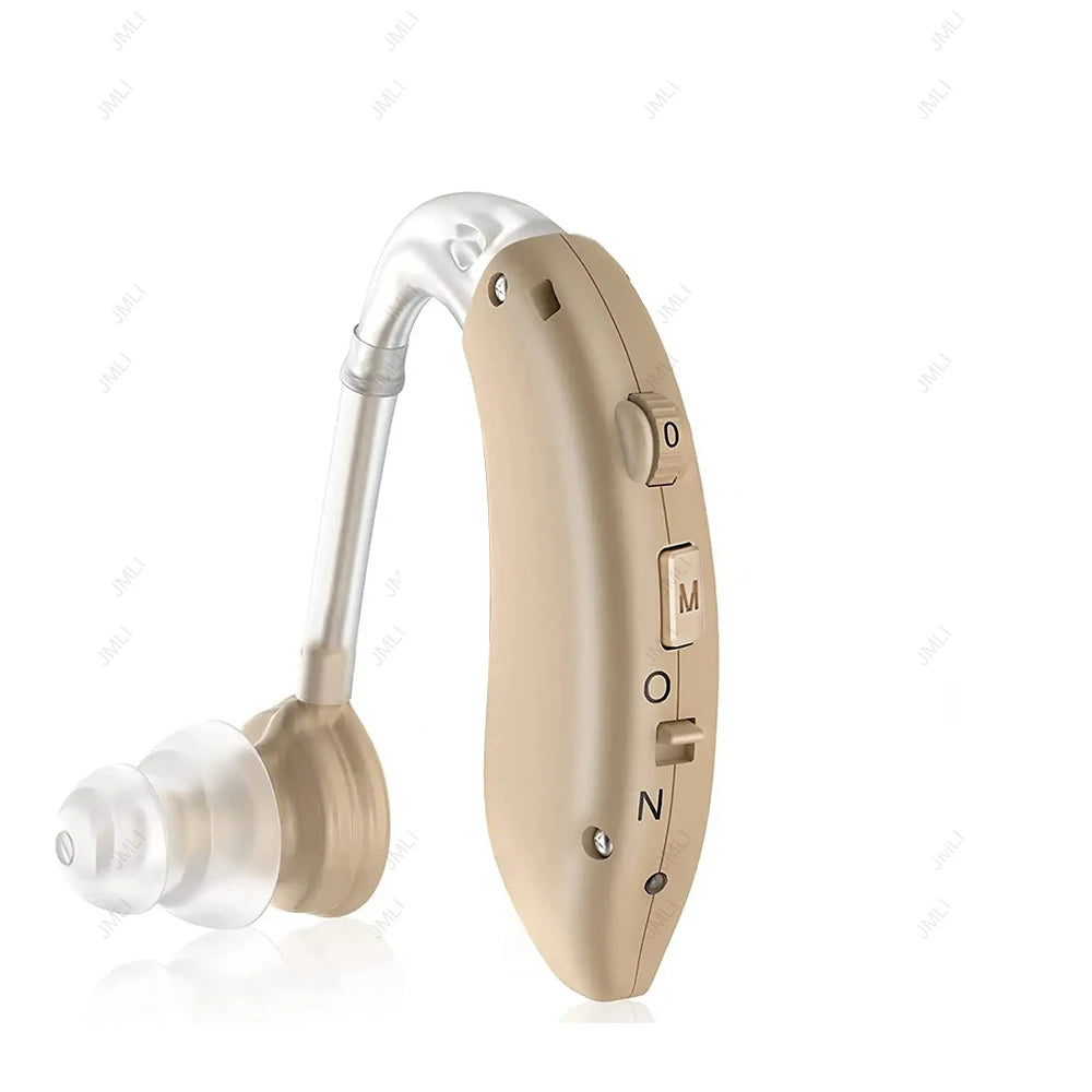Rechargeable Digital Hearing Aid Adjustable Tone 2024 Best Sound Amplifier Portable Deaf Elderly BTE Hearing Aids SKIN 1 PCS
