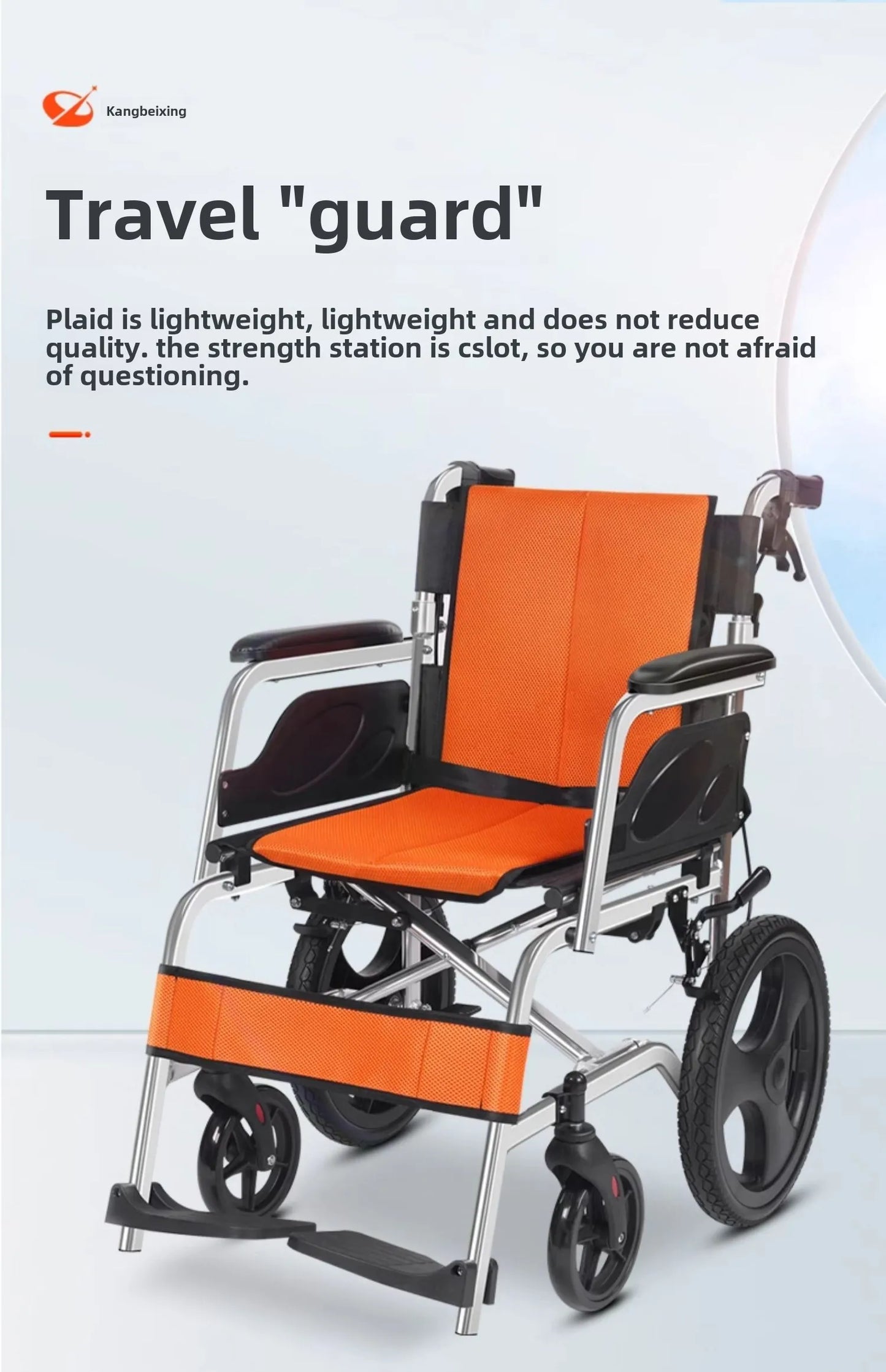 Wheelchair folding lightweight small trolley for the elderly portable elderly paralysis scooter