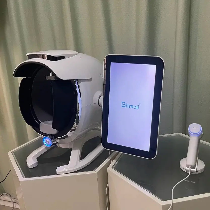 Full Face 3D Ai Skin Analysis Machine Facial Tester Scanner Face Mirror Device Skin Analyzer Machine bitmoji Skin Analyzer
