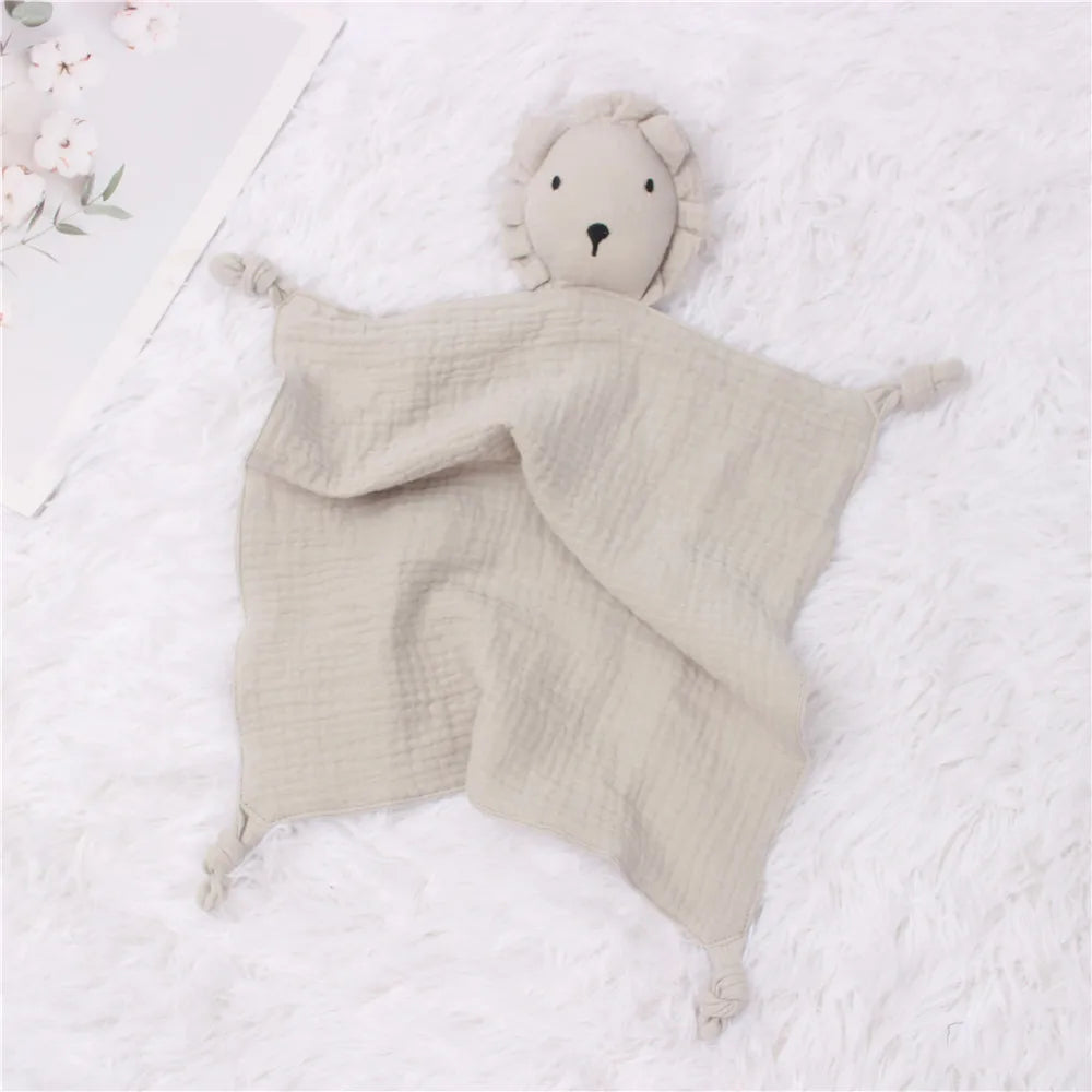 Baby Name Personalized Embroidered Baby Soother Appease Towel Bib Soft Absorbent Cloth Kids Sleeping Nursing Cuddling Blanket Grey