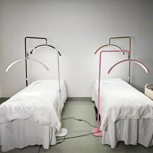 Fosoto Multi-directional Professional Half-Moon Light LED Lash Light Ring Light For Makeup Beauty Salon Eyebrow Tattoo Haircuts