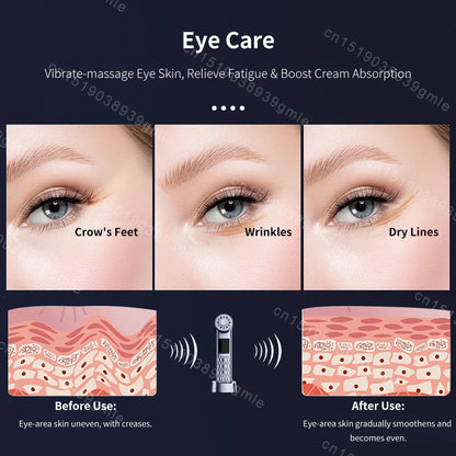 EMS Micro Current Electric Face Massager Firming Facial Massage Introduction Instrument Face Eye Skin Care Tool Household