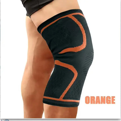 Knee Braces For Knee Pain Knee Brace Compression Sleeve For Knee Pain Meniscus Tear Arthritis Pain Relief Knee Sleeves orange