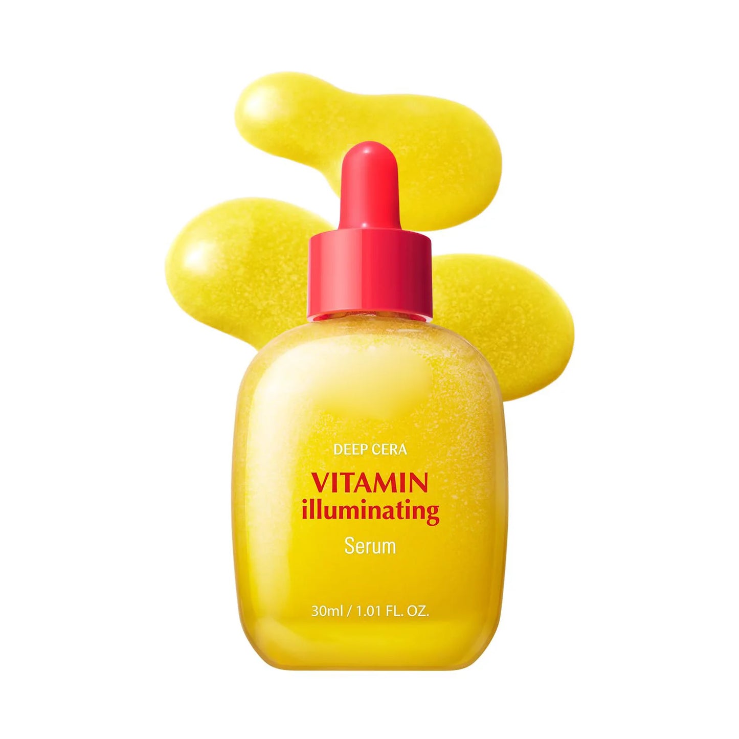 Vitamin whitening serum, niacinamide vitamin C serum, bakuchiol plumping serum, shrink pores, reduce wrinkles, and lift skin yellow
