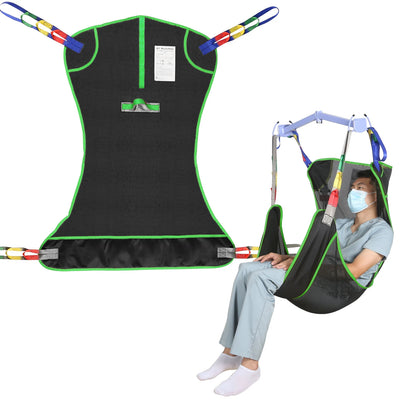 Ehucon Universal Full Body Patient Lift Sling Medical Hoist Sling for Bed Positioning Assist and Transfer Disabled