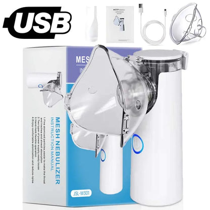 Medical Silent Mesh Nebulizer Handheld Asthma Inhaler Atomizer Children Health Care Mini Portable Nebulizer Humidifier Atomizer 3