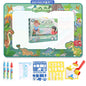100x80CM Magic Water Drawing Mat Coloring Doodle With Reusable Magic Pens Montessori Painting Board Educational Toys Kids Gifts Dinosaur 100x80CM
