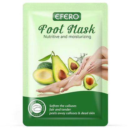 1 Pag = 1 Pair Honey Foot Mask For Remove Dead Skin Calluses Exfoliating Foot Mask Feet Cream Whitening Foot Spa Skin Care Tool A avocado
