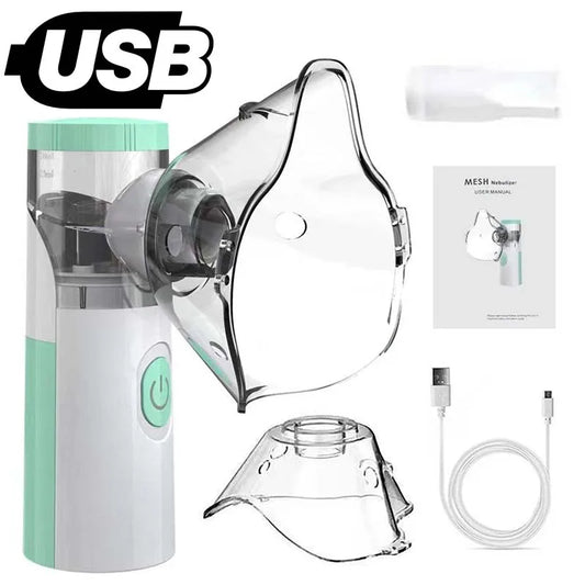 Medical Silent Mesh Nebulizer Handheld Asthma Inhaler Atomizer Children Health Care Mini Portable Nebulizer Humidifier Atomizer 4