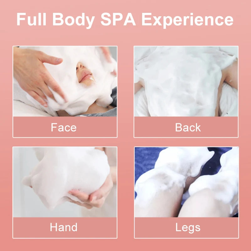 VLVEE New Professional Bubble Beauty Machine Facial Cleaning Device Dense Foam 3 Gears Speed Adjustment Brighter Skin