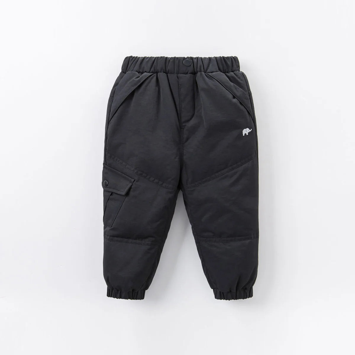 Dave Bella Children's Pants Winter Boys Girls Thicken Warmth White Duck Down Pants Baby Trendy Sports Leisure Trousers DB6434-B black