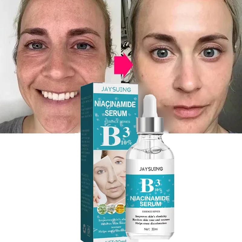 B3 Niacinamide Anti-Aging Serum Anti-Wrinkle Lifting Repair Instant Wrinkle Improve Elasticity Moisturizing Lightweight Unisex