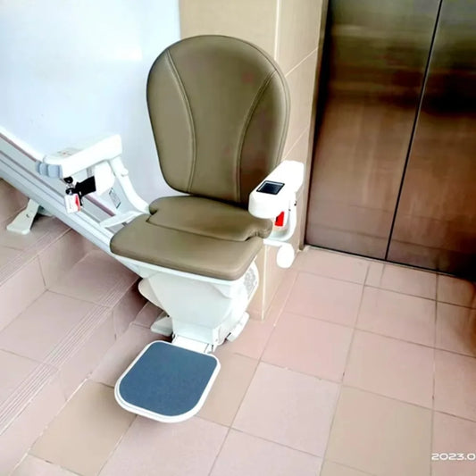 Factory Indoor Steel Automatic Straight Stair Lift Chair Stair Lifter for the elderly goods elevator