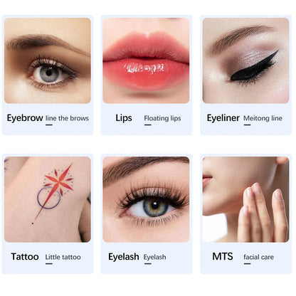 Wireless PMU Machine Permanent Makeup for Eyebrows Miroblading Eyeliner Lip Microshading Professional Rotary Tattoo Pen Gun Kit