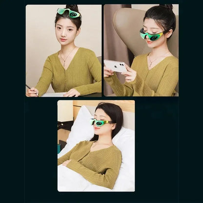 EMS Eye Massager 3D Eyes Relax Massager Pulse Massage Fatigue Relief Lighten Dark Circles Smooth Eye Fine Line Beauty Eye Care