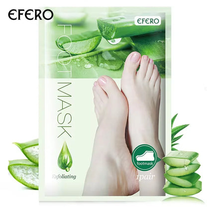 1 Pag = 1 Pair Honey Foot Mask For Remove Dead Skin Calluses Exfoliating Foot Mask Feet Cream Whitening Foot Spa Skin Care Tool A aloe