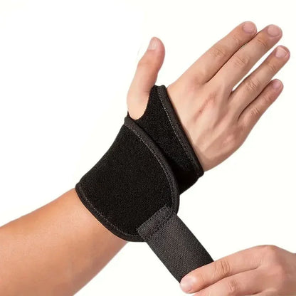 Adjustable Wrist Brace Perfect for Women & Men Support Wrap Strap Hand Carpal Tunnel Brace Fitness Suitable Both Right Left Hand HW-1pcs