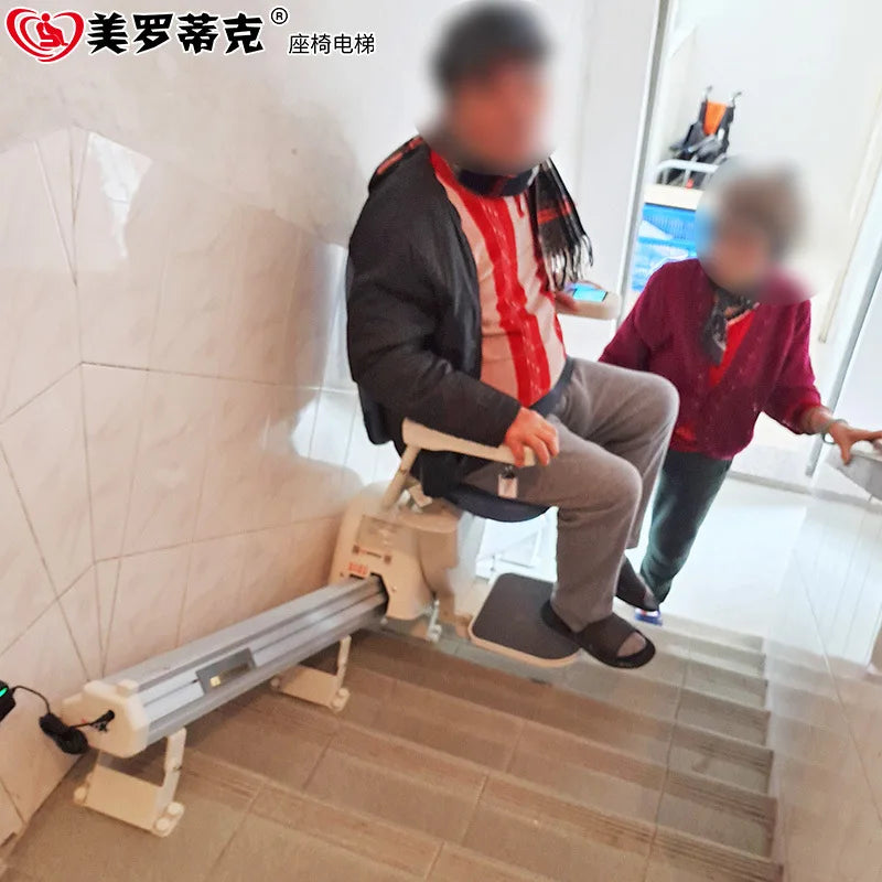 Household corridor linear seat elevator elderly people easily go up and down stairs climbing artifact