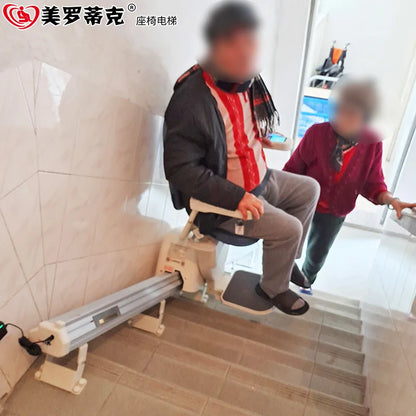 Household corridor linear seat elevator elderly people easily go up and down stairs climbing artifact