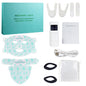 Facial LED Mask with Neck 8 Colors Red Light Near Infrared Therapy Beauty Mask Anti Aging Skin Rejuvenation Lifting Whitening Green set with box