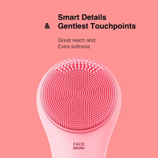 Electric Silicone Face Washing Brush Massage for Skin Tightening Pore Cleansing Facial Beauty Device