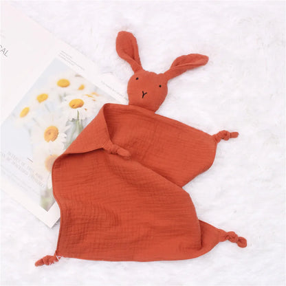 Baby Name Personalized Embroidered Baby Soother Appease Towel Bib Soft Absorbent Cloth Kids Sleeping Nursing Cuddling Blanket Red