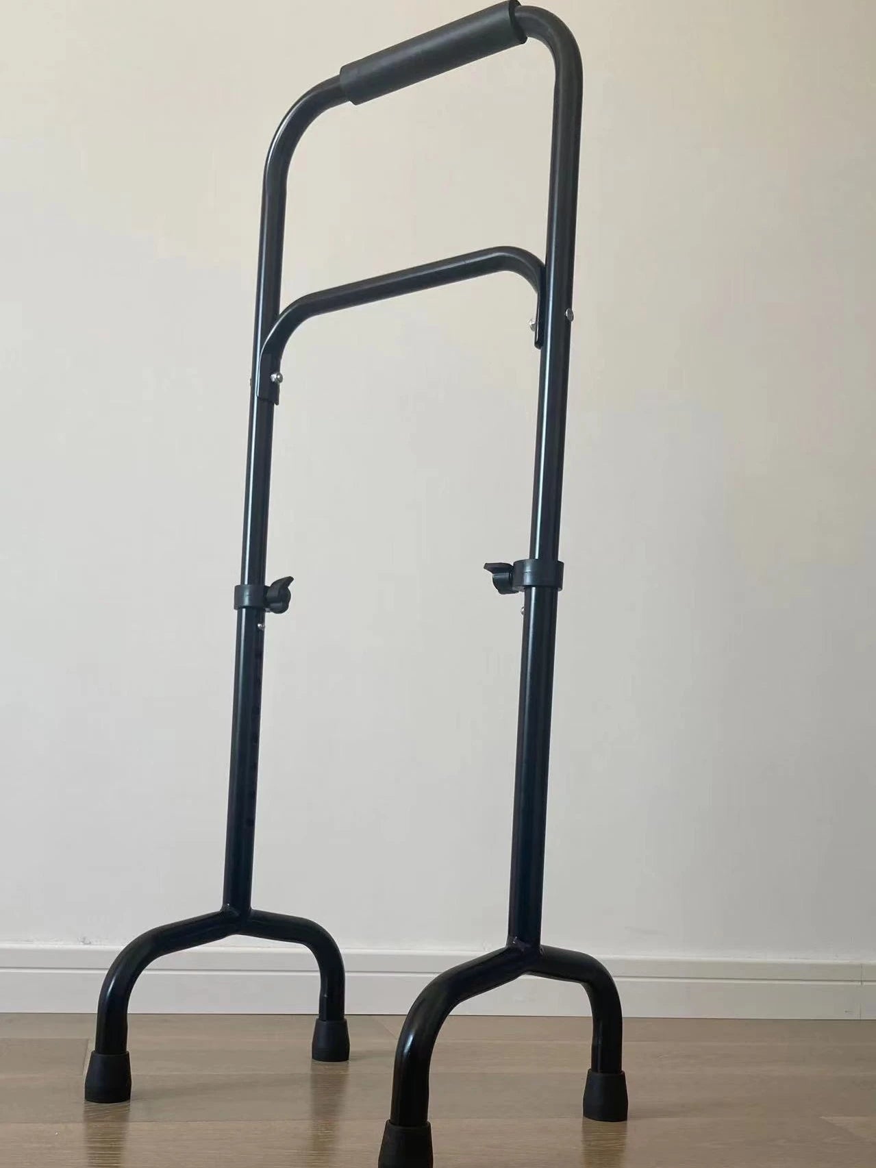 Stair Climbing Assist Cane & Elderly Stair Lift Assist Adjustable Height with Anti-Slip Handle , 300lbs Capacity for Seniors Flat style