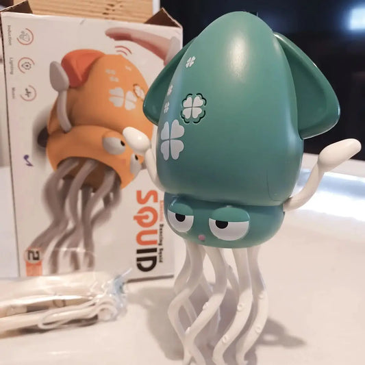 Children's Electric Octopus Glow Dancing Octopus Toys Cartoon Interactive Development Moving Education Toddler Toy Gift