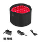 Red ＆Infrared Light Therapy Belt 850nm 660nm LED Beauty Devices fo Wrap Burn Fat Face Wrap Slimming Waist Heat Pad Full Body BLACK-US