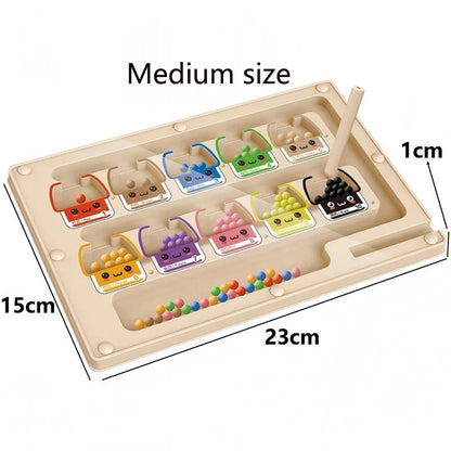 Children's Magnetic Maze Walking Ball Baby Concentration Training, Writing Logic Thinking 3 year Old Early Education Puzzle To Medium size