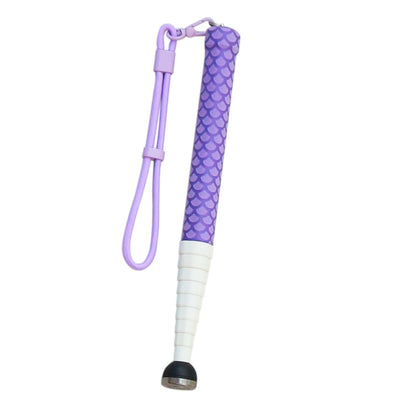 130cm Titanium Alloy Telescopic Blind Cane – White Cane for Visually Impaired, Rotating Tip with Extra Replacement & Hard Case Purple