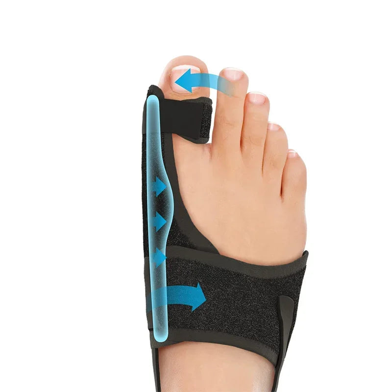 Orthopedic Bunion Splint Corrector Big Toe Separator Pain Relief Non-surgical Hallux Valgus Correction Hammer Toe Straightener Left